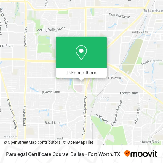 Paralegal Certificate Course map