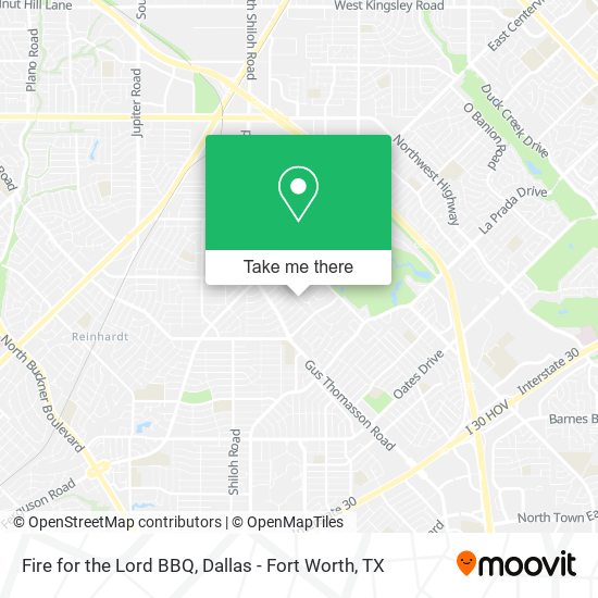 Fire for the Lord BBQ map