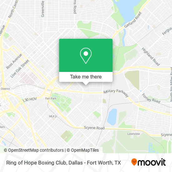Mapa de Ring of Hope Boxing Club