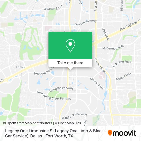 Legacy One Limousine S (Legacy One Limo & Black Car Service) map