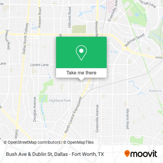 Mapa de Bush Ave & Dublin St