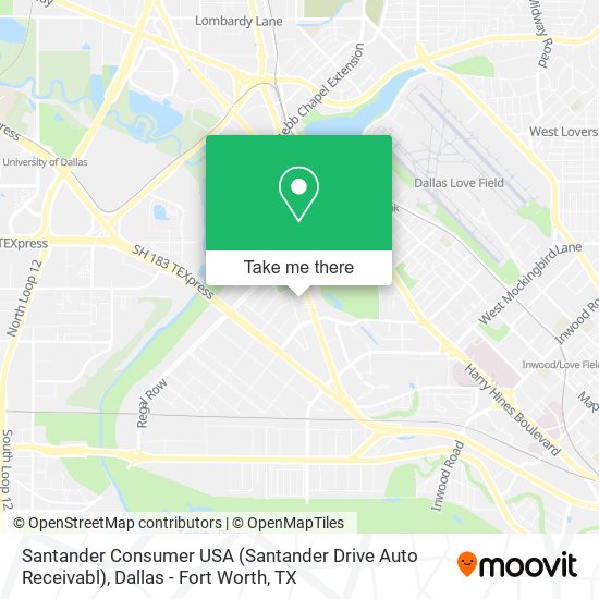 Mapa de Santander Consumer USA (Santander Drive Auto Receivabl)