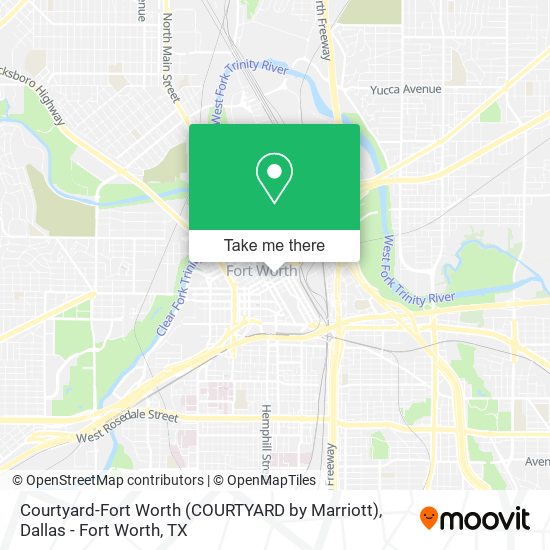 Courtyard-Fort Worth (COURTYARD by Marriott) map