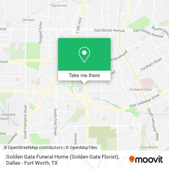 Mapa de Golden Gate Funeral Home (Golden Gate Florist)