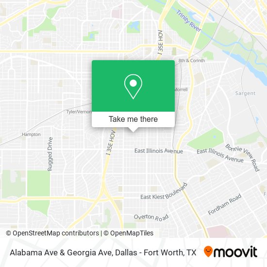 Mapa de Alabama Ave & Georgia Ave