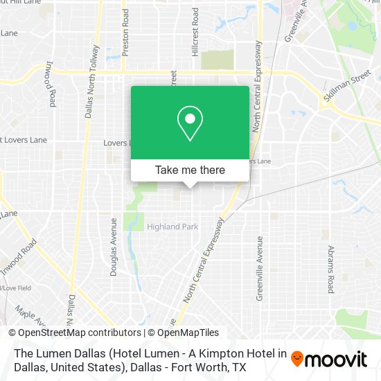 The Lumen Dallas (Hotel Lumen - A Kimpton Hotel in Dallas, United States) map