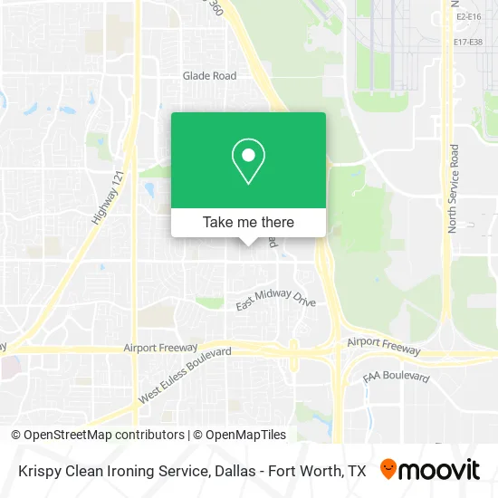 Krispy Clean Ironing Service map