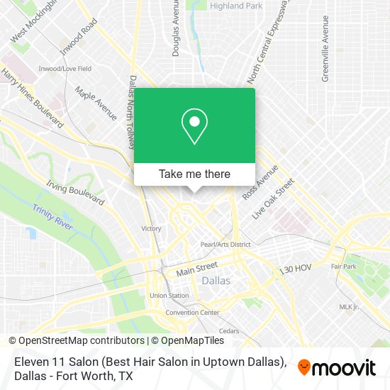 Eleven 11 Salon (Best Hair Salon in Uptown Dallas) map