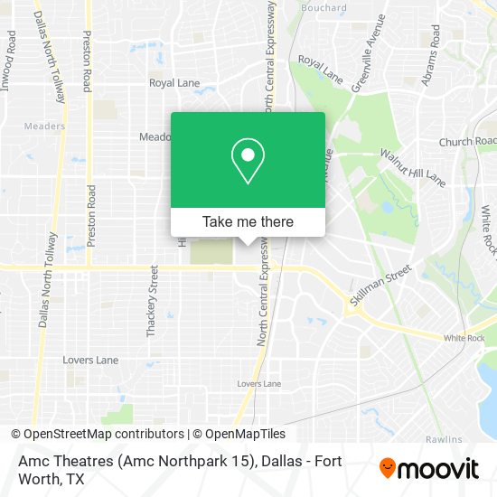 Amc Theatres (Amc Northpark 15) map
