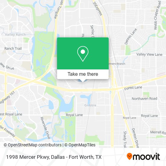 Mapa de 1998 Mercer Pkwy