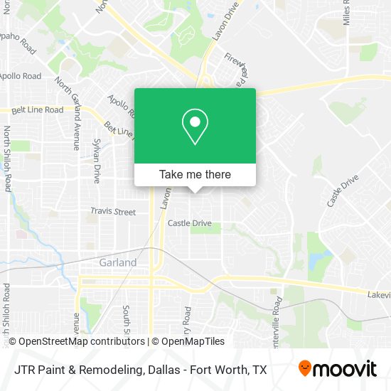 Mapa de JTR Paint & Remodeling