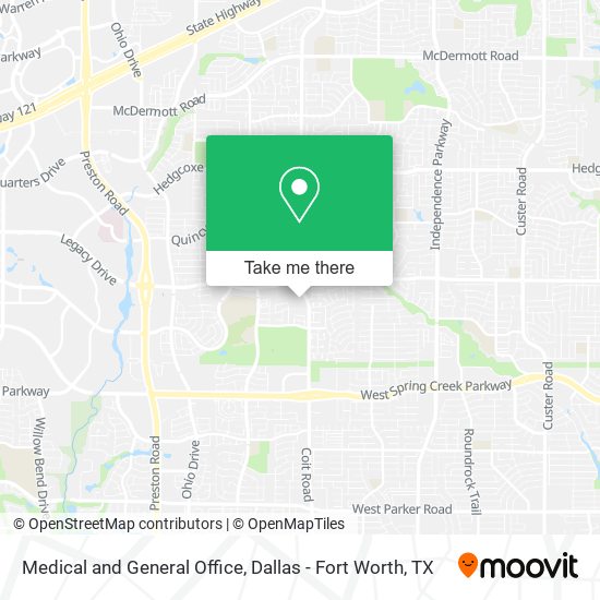 Medical and General Office map