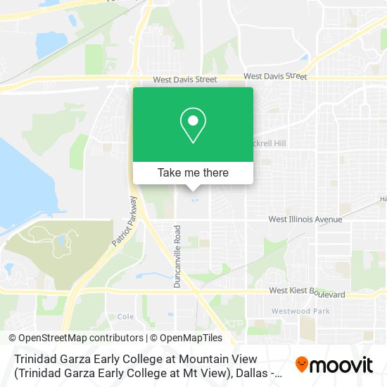 Trinidad Garza Early College at Mountain View map