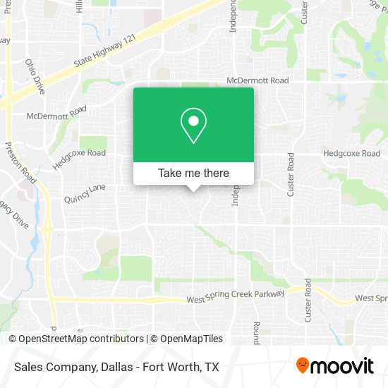 Mapa de Sales Company