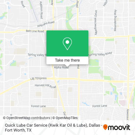 Quick Lube Car Service (Kwik Kar Oil & Lube) map