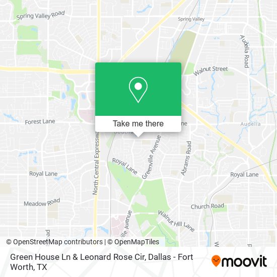 Green House Ln & Leonard Rose Cir map
