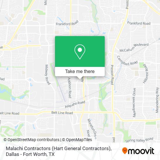 Mapa de Malachi Contractors (Hart General Contractors)