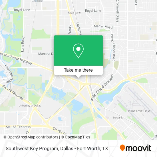 Southwest Key Program map