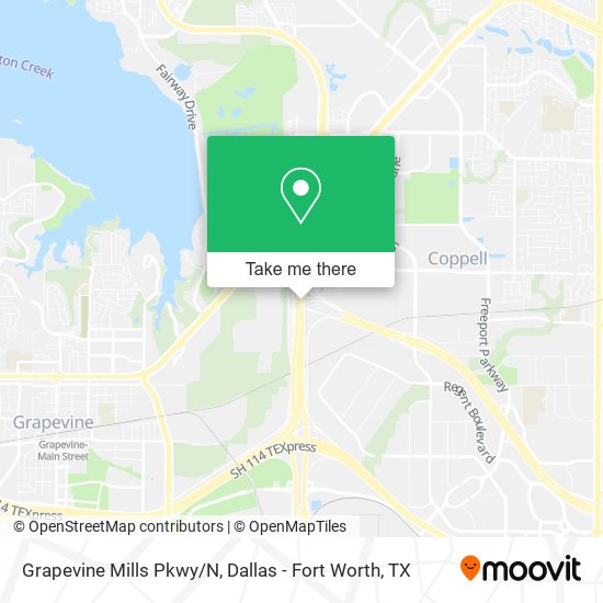 Grapevine Mills Pkwy/N map