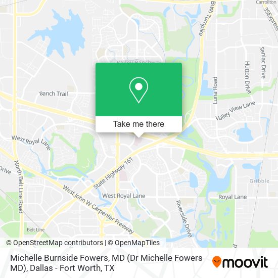 Michelle Burnside Fowers, MD (Dr Michelle Fowers MD) map