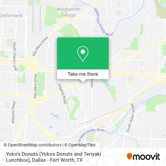 Mapa de Yoko's Donuts (Yokos Donuts and Teriyaki Lunchbox)