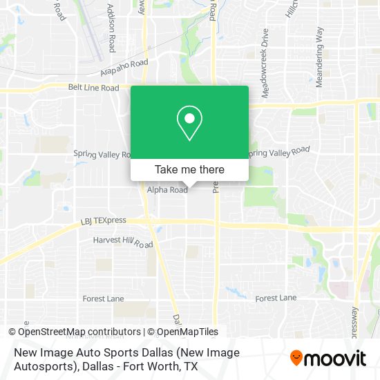 New Image Auto Sports Dallas (New Image Autosports) map