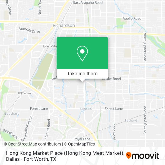 Hong Kong Market Place map