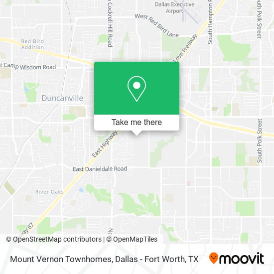 Mount Vernon Townhomes map