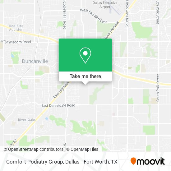 Comfort Podiatry Group map