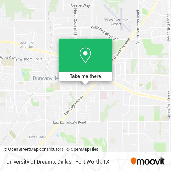 University of Dreams map