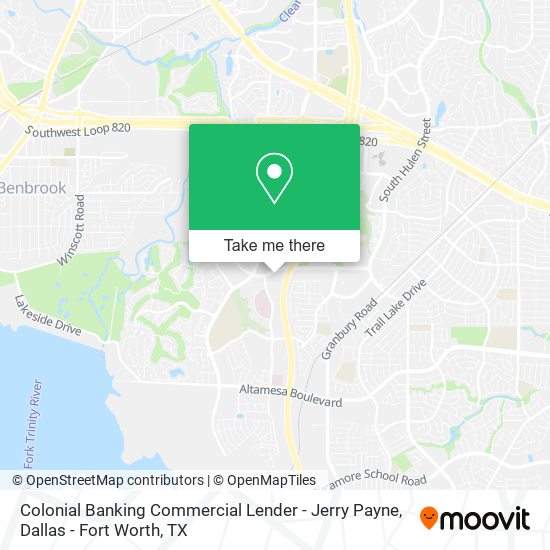 Colonial Banking Commercial Lender - Jerry Payne map