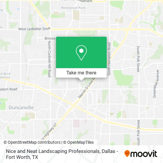 Nice and Neat Landscaping Professionals map