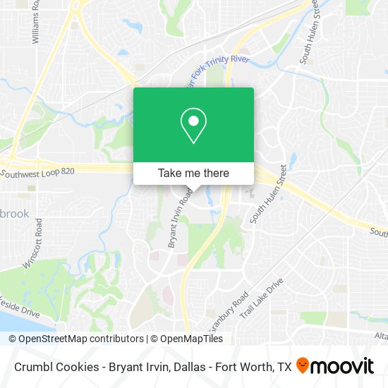 Crumbl Cookies - Bryant Irvin map