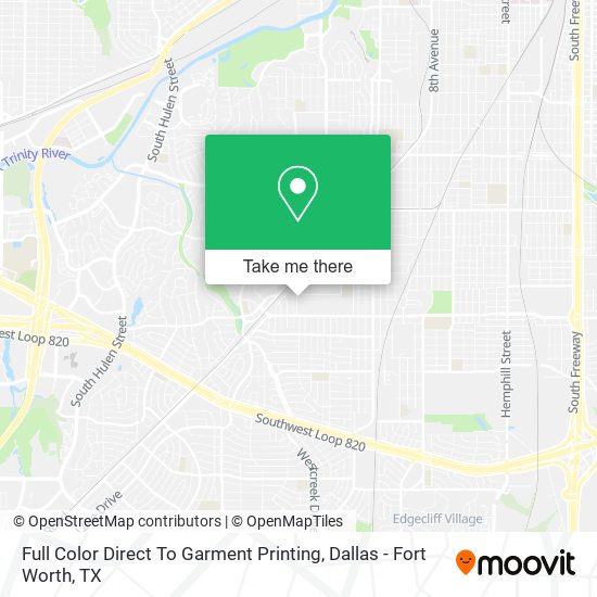 Full Color Direct To Garment Printing map