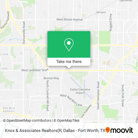 Knox & Associates Realtors map