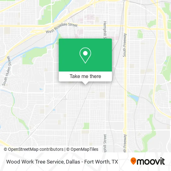 Wood Work Tree Service map