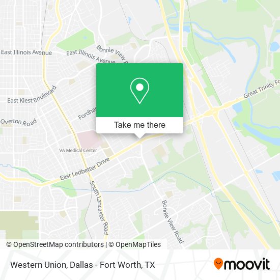 Western Union map