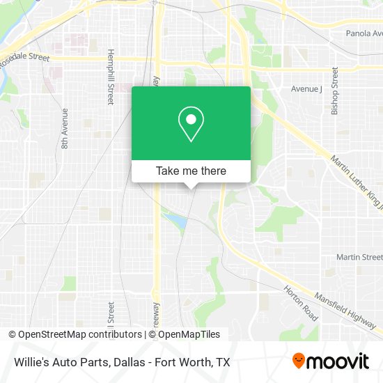 Willie's Auto Parts map