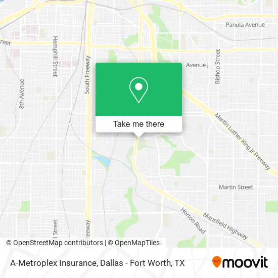 A-Metroplex Insurance map