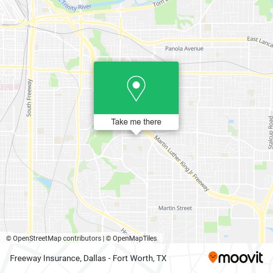 Mapa de Freeway Insurance