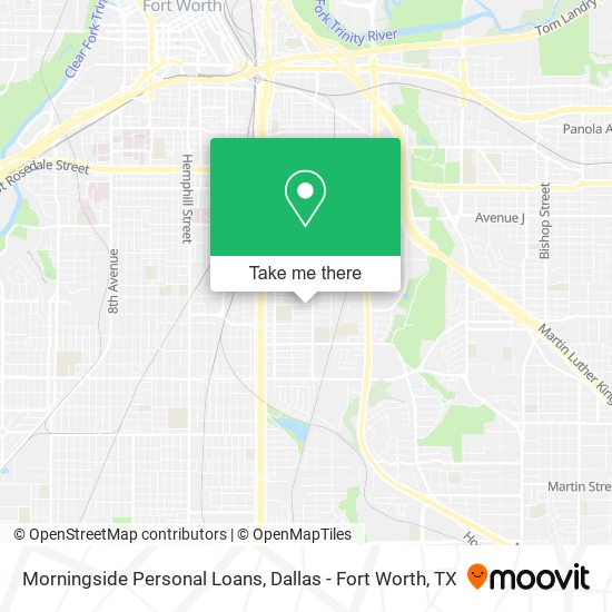 Mapa de Morningside Personal Loans