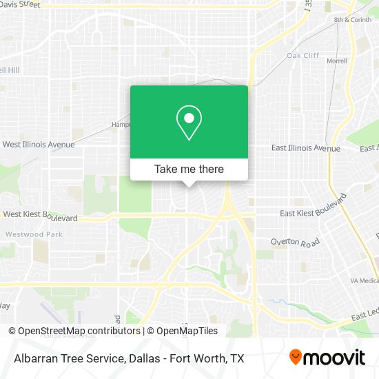 Albarran Tree Service map