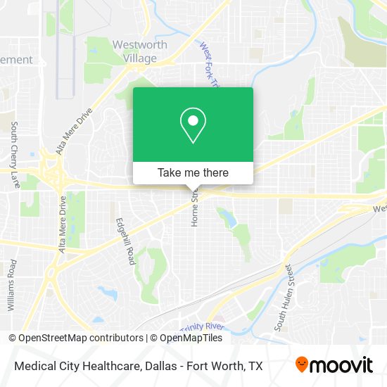Medical City Healthcare map