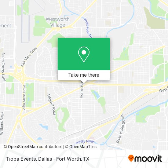 Tiopa Events map