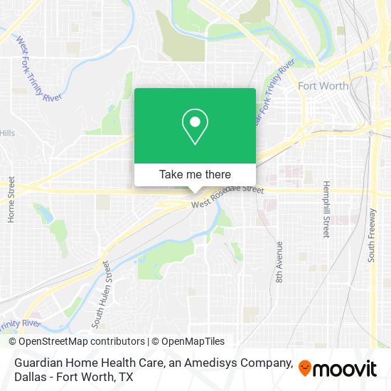 Guardian Home Health Care, an Amedisys Company map