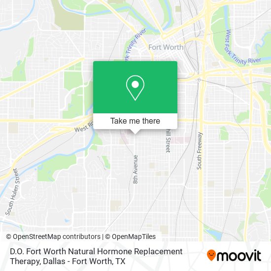 Mapa de D.O. Fort Worth Natural Hormone Replacement Therapy