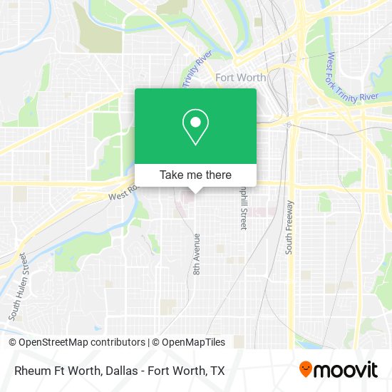 Rheum Ft Worth map