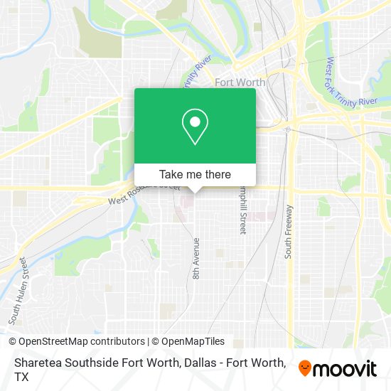 Mapa de Sharetea Southside Fort Worth