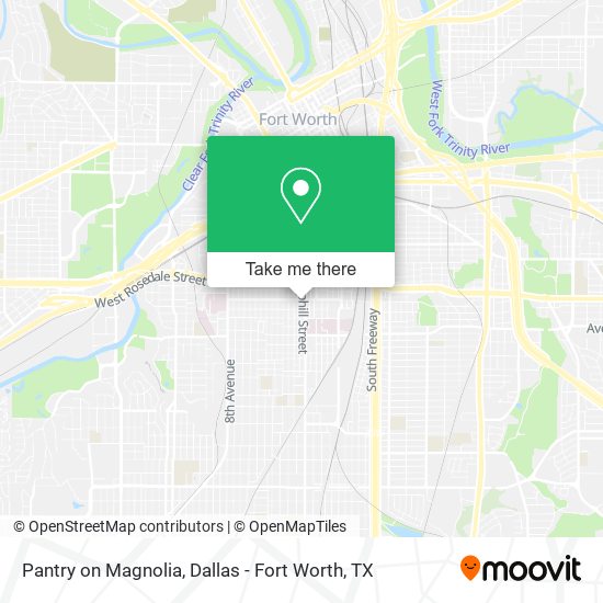 Pantry on Magnolia map