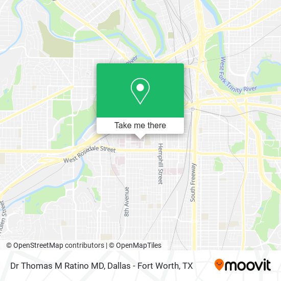 Dr Thomas M Ratino MD map